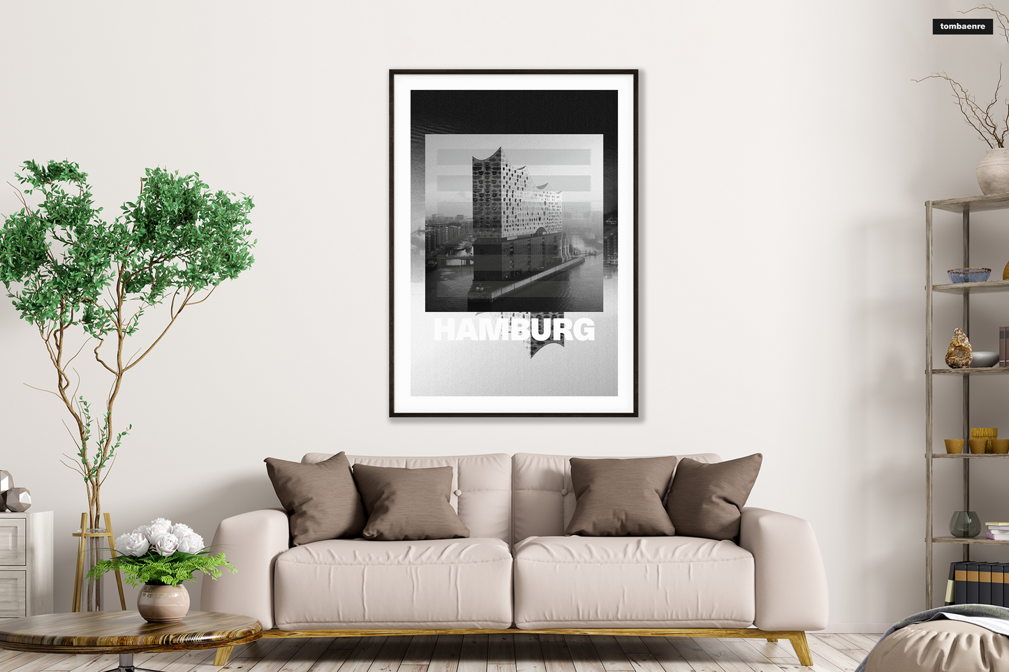 Premium Poster Hamburg - Hamburg Graphics #1