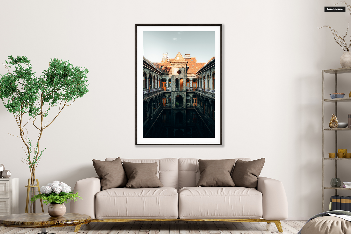 Premium Poster Budapest - Budapester Innenhöfe