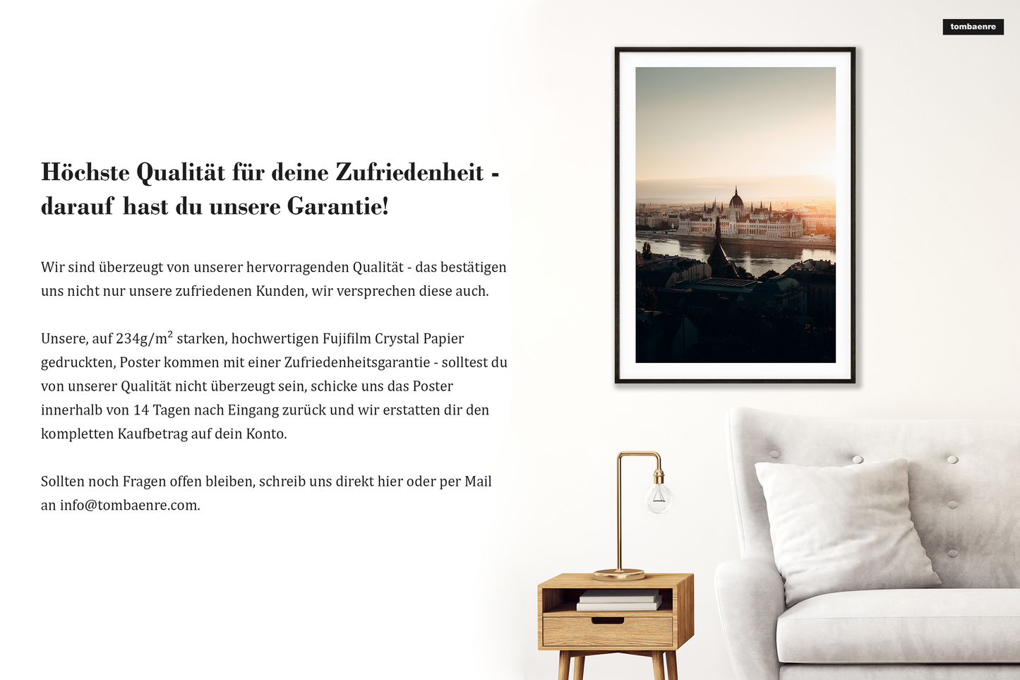 Premium Poster Budapest - Parlament