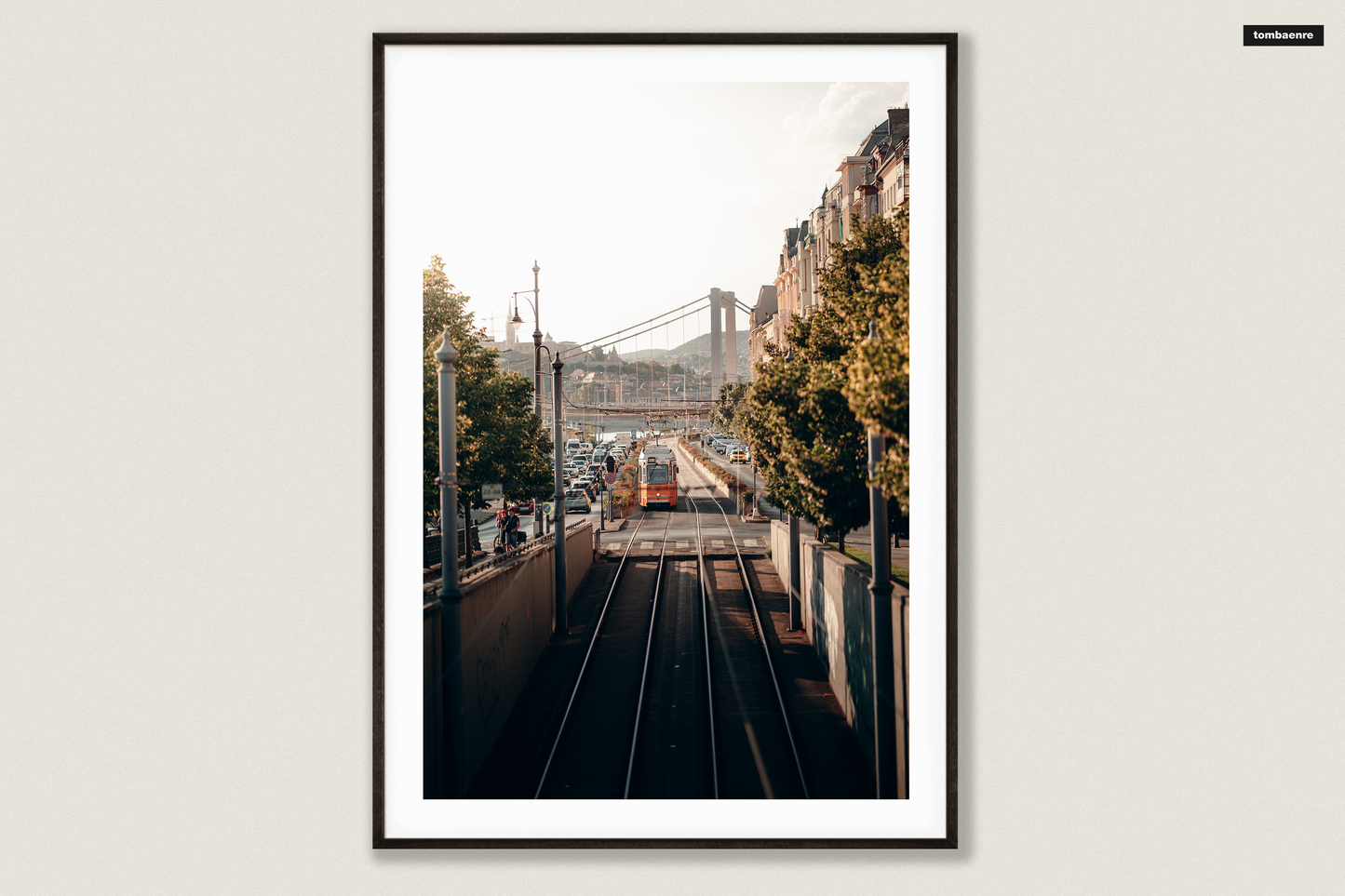 Premium Poster Budapest - Straßen von Budapest