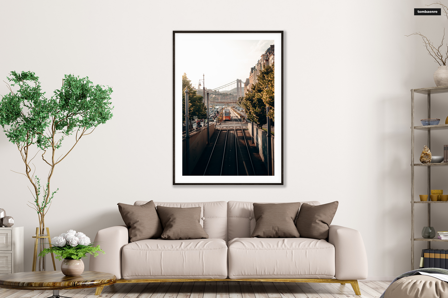Premium Poster Budapest - Straßen von Budapest