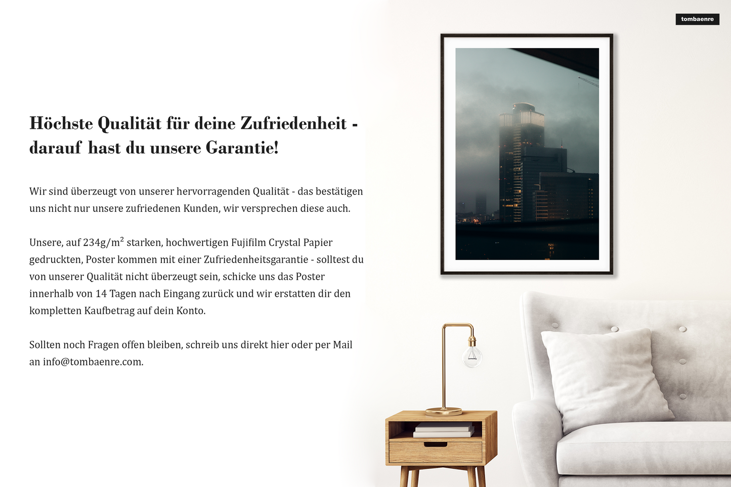 Premium Poster Frankfurt - Gotham City