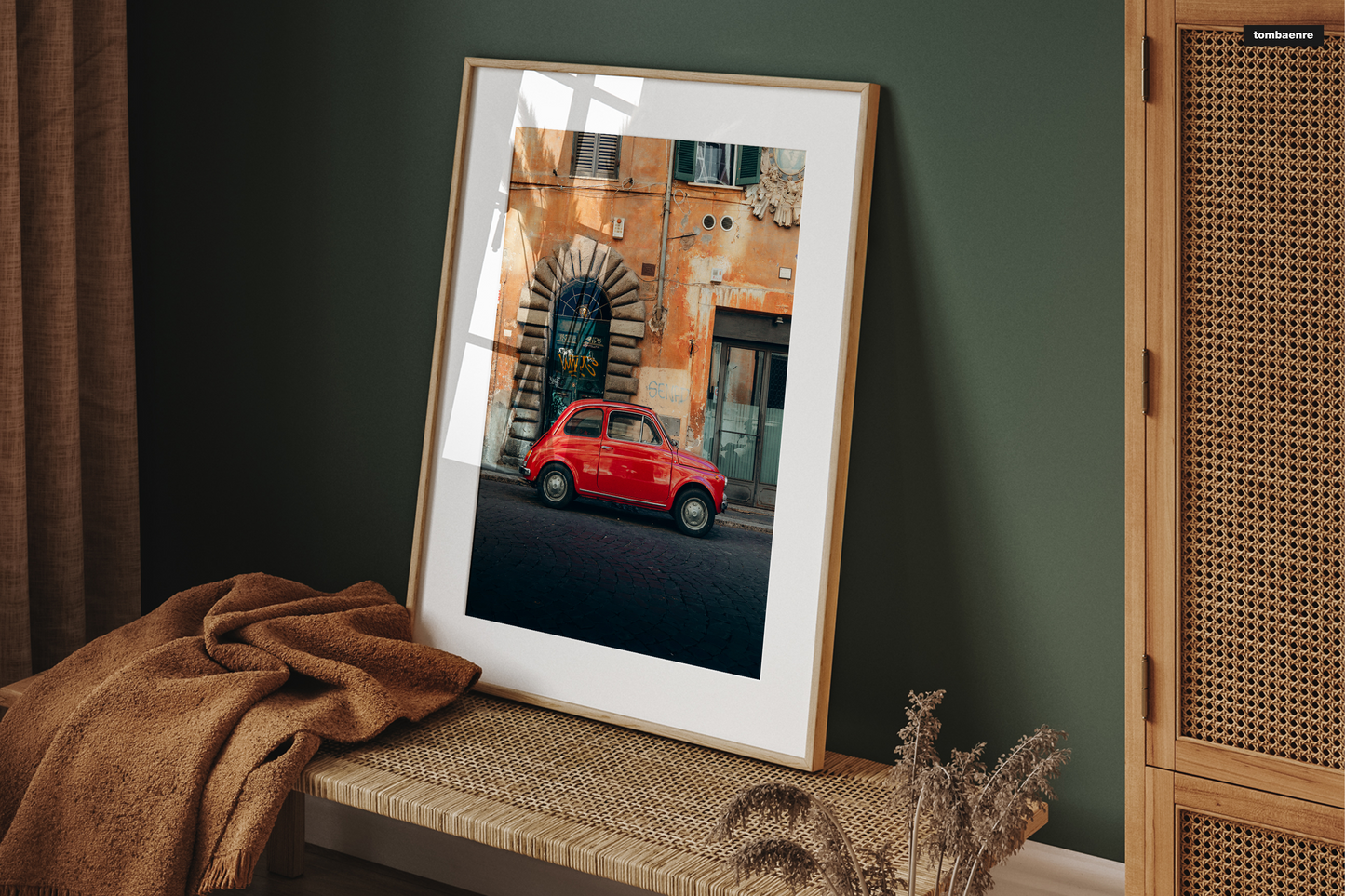 Premium Poster Italien - Fiat 500