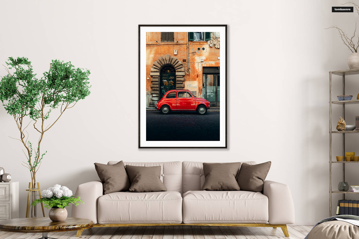 Premium Poster Italien - Fiat 500
