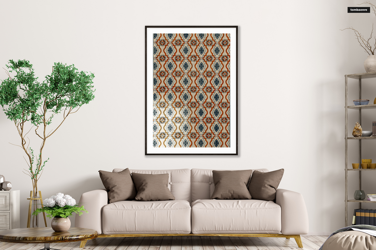 Premium Poster Portugal - Portugiesische Fliesen