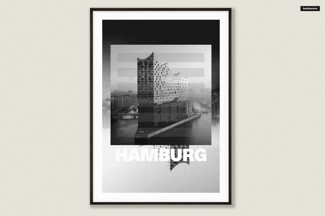 Premium Poster Hamburg - Hamburg Graphics #1