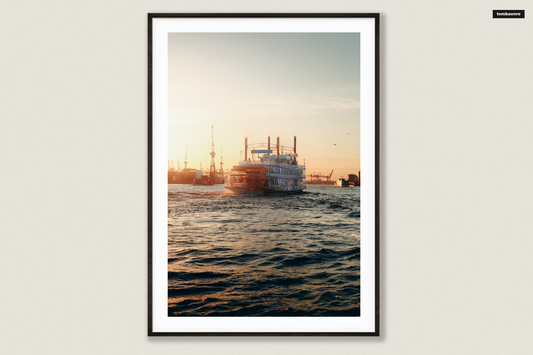 Premium Poster Hamburg - Spring on the Alster