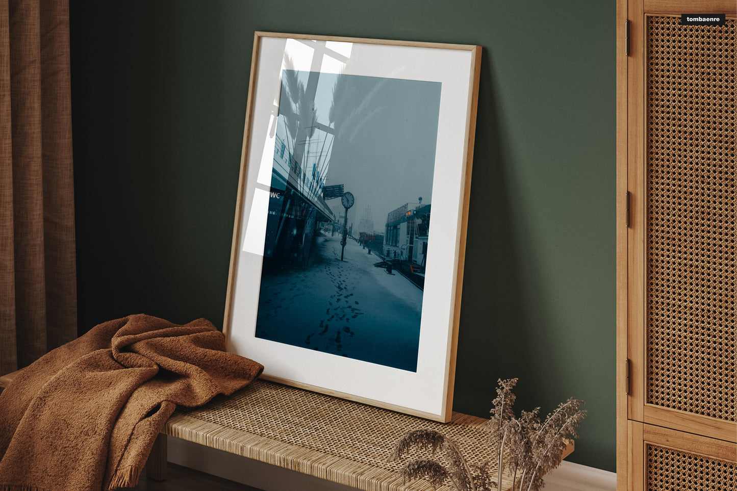 Premium Poster Hamburg - View of the Speicherstadt