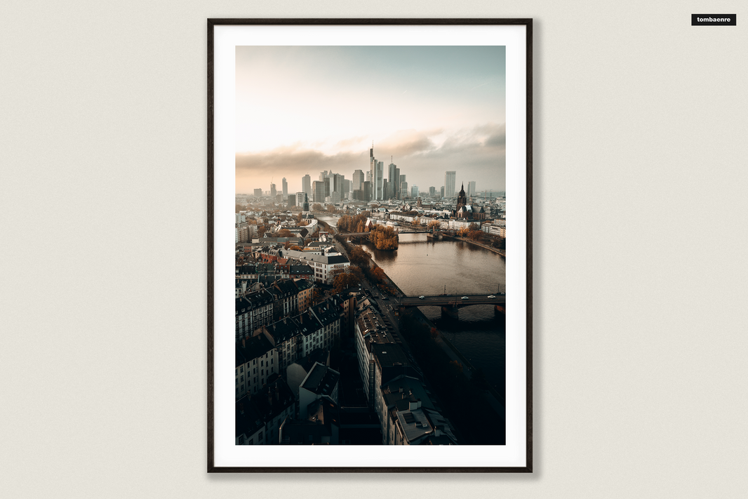 Premium Poster Frankfurt - Frankfurter Skyline