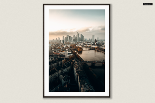 Premium Poster Frankfurt - Frankfurt Skyline