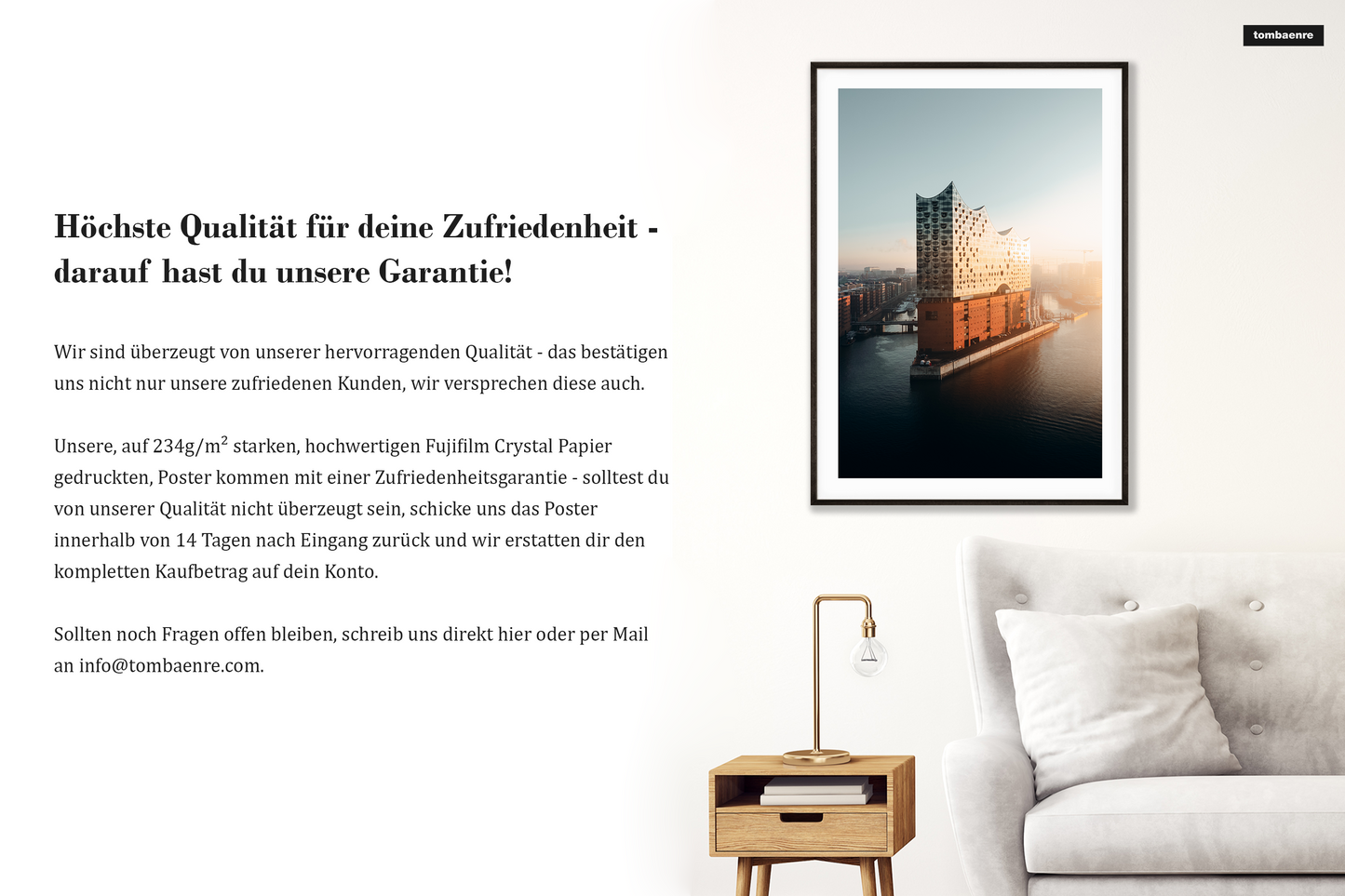 Premium Poster Hamburg - Elbphilharmonie