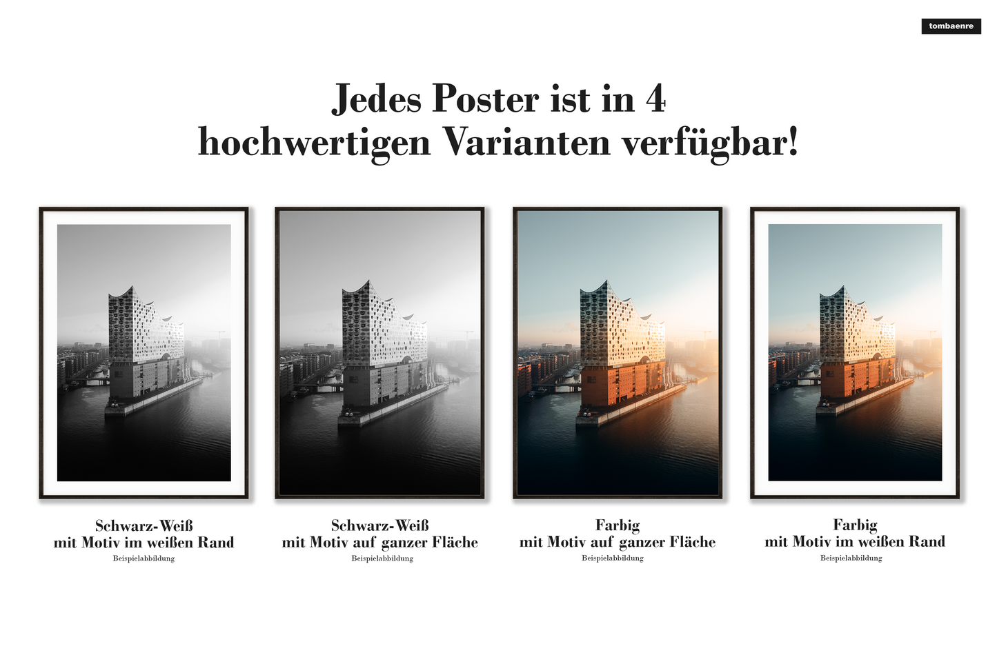 Premium Poster Hamburg - Elbphilharmonie
