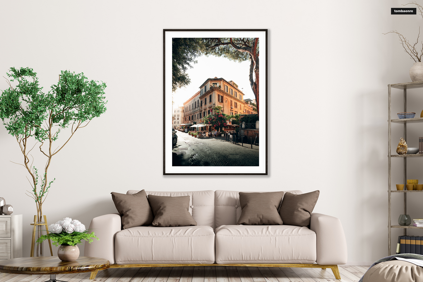 Premium Poster Italy - Alleys of Rome